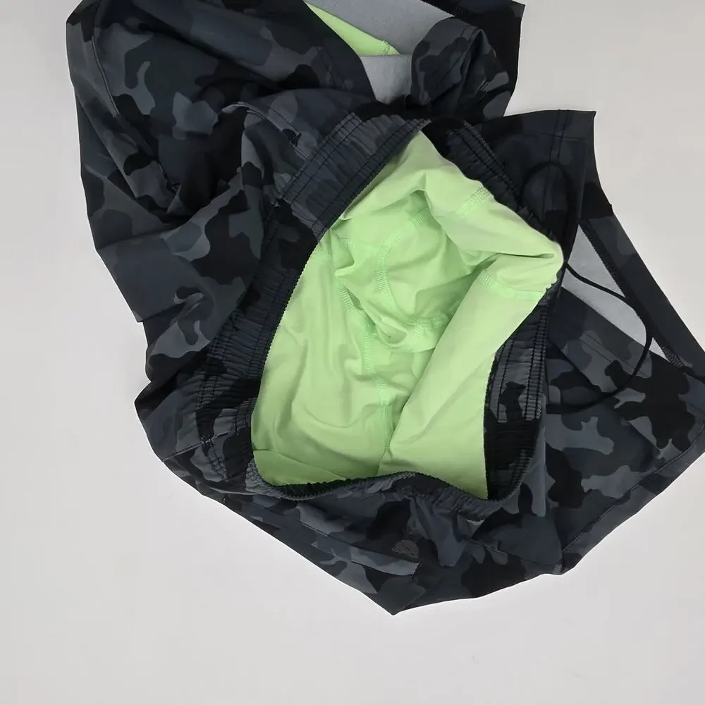 Chubbies Shorts Mens Black Camo Boxer Lined Athlounger Neon Glows